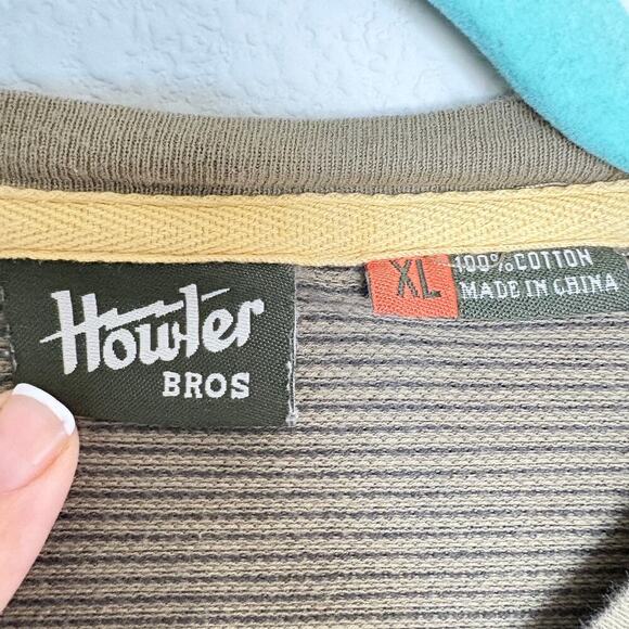 Howler Bros Jacquard T XL  pocket shirt smiley patch embroidered GORPCORE - Picture 4 of 10